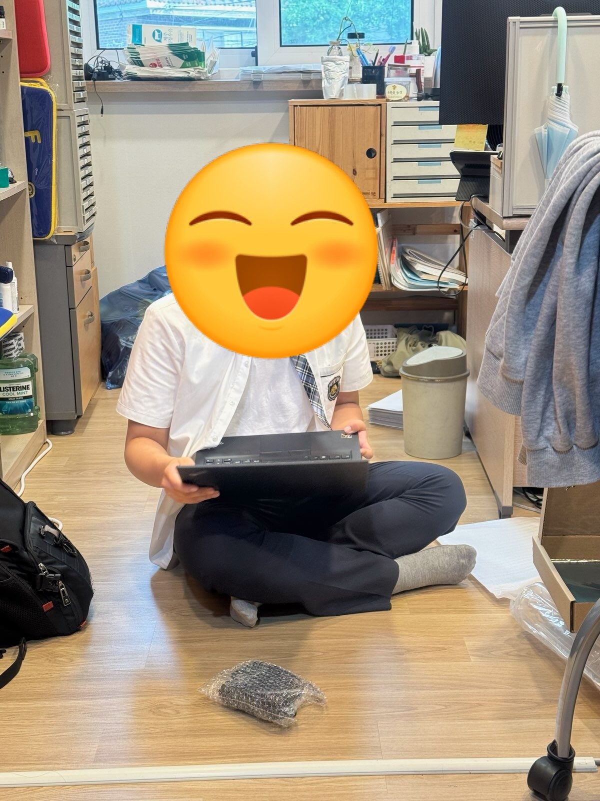 CLC 희망학교에 전달한 노트북